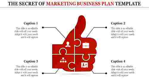 marketing business plan template-The Secret of MARKETING BUSINESS PLAN TEMPLATE-red
